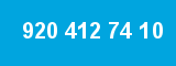 920 412 74 10